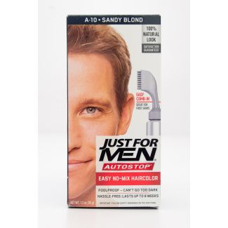 Just For Men Autostop Easy No-Mix Hair Color A-10 Sandy Blonde net wt 1.2 oz