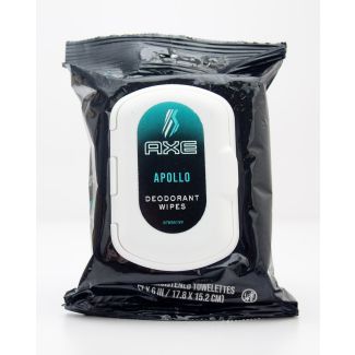 Axe Deodorant Wipes Apollo 25 Pre-Moistened Towelettes
