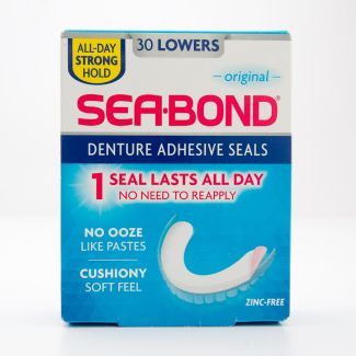 Sea-Bond Denture Adhesive Seals Original 30 Lowers