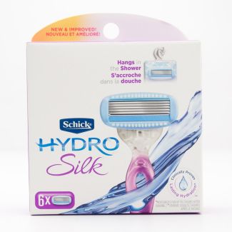 Schick Hydro Silk Razor Blade 6 Cartridges