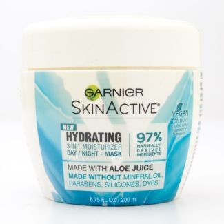 Garnier SkinActive Hydrating 3-in-1 Moisturizer Day/Night Made with Aloe Juice 6.75 fl oz (200 mL)