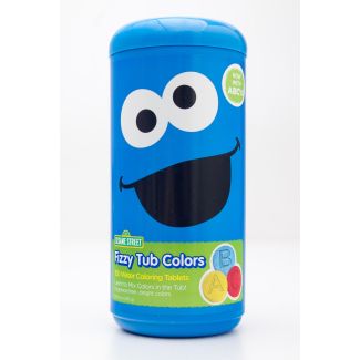 Sesame Street Fizzy Tub Colors 15 Water Coloring Tablets