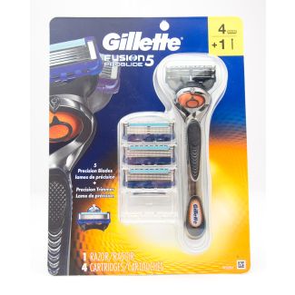 Gillette Fusion5 Proglide Razor Handle + Blades 1 Razor & 4 Cartridges