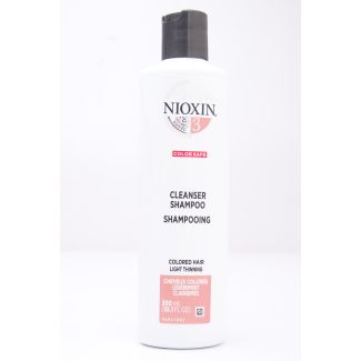 Nioxin 3 Derma Purifying Color Safe Cleanser Shampoo Colored Hair Light Thinning 300 mL (10.1 fl oz)
