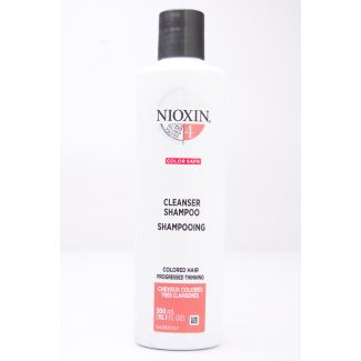 Nioxin 4 Derma Purifying Color Safe Cleanser Shampoo Colored Hair Progressed Thinning 300 mL (10.1 fl oz)