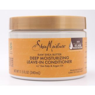 Shea Moisture Raw Shea Butter Deep Moisturizing Leave-in Conditioner w/Sea Kelp & Argan Oil net wt 11.5 fl oz