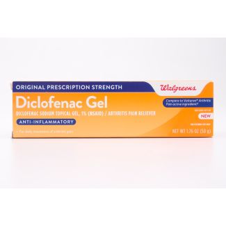 Walgreens Diclofenac Gel Anti-inflammatory for Arthritis Pain Net wt 1.76 oz