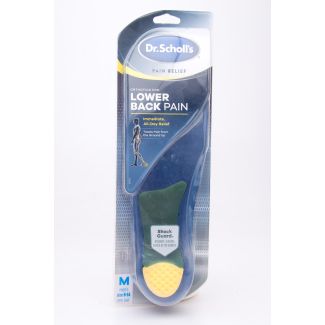 Dr. Scholl's Pain Relief Orthotics for Lower Back Pain Men's Size 8-14 1 Pair
