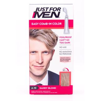 Just For Men Easy Comb-In Color A-10 Sandy Blonde Single Application Kit