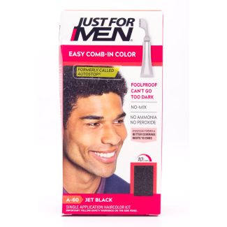Just For Men Easy Comb-In Color A-60 Jet Black Single Application Kit