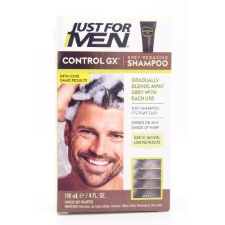 Just For Men Control GX Grey-Reducing Shampoo for Any Shade of Hair 4 fl oz