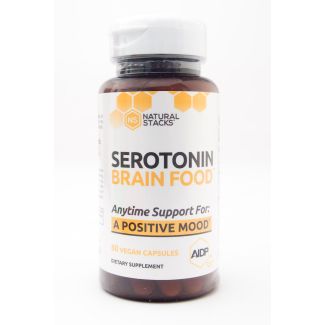 Natural Stacks Serotonin Brain Food 60 Vegan Capsules