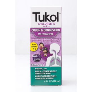 Tukol Children's Cough & Cold Grape Flavor 4 fl oz