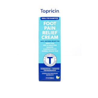 Topricin Foot Pain Relief Cream 2 fl oz