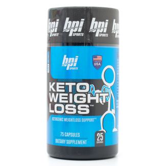 BPI Sports Keto Weight Loss Support 75 Capsules (25 Servings)