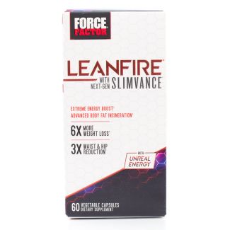 ForceFactor Leanfire with Next-Gen Slimvance 60 Capsules