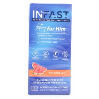 Infast Fasting for Him Watermelon Dietary Supplement 10 Packets