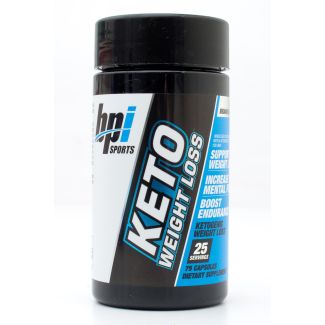 BPI Sports Keto Weight Loss Support 75 Capsules (25 Servings)