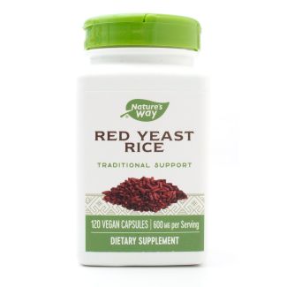 Nature's Way Red Yeast Rice 600mg 120 Vegan Capsules