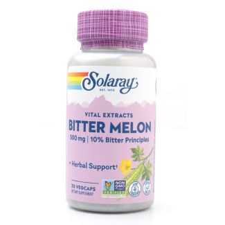 Solaray Vital Extracts Bitter Melon 500mg + Herbal Support 30 Vegcaps