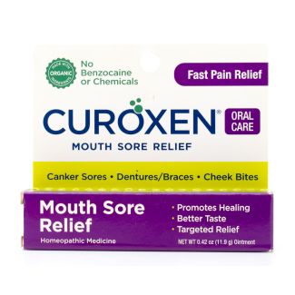 Curoxen Oral Care Mouth Sore Relief Ointment net wt 0.42