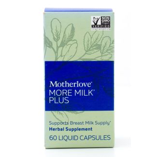 Motherlove More Milk Plus Herbal Supplement 60 Liquid Capsules