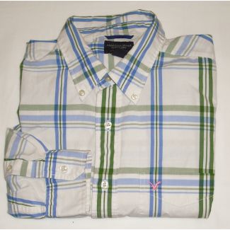 American Eagle Plaid Shirt Men's Large - L