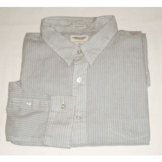 American Eagle Striped Vintage Slim Fit Shirt Men's XXLarge - 2XL