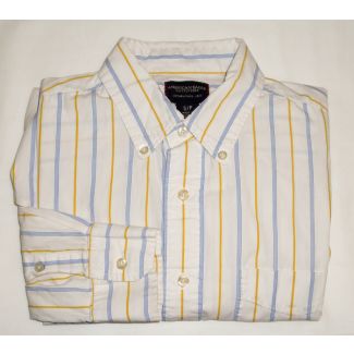 American Eagle Striped Shirt Men's Small - S