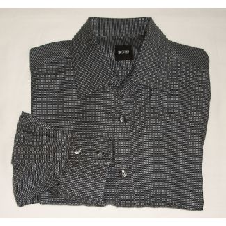 Boss by Hugo Boss Woven Check Shirt - Large