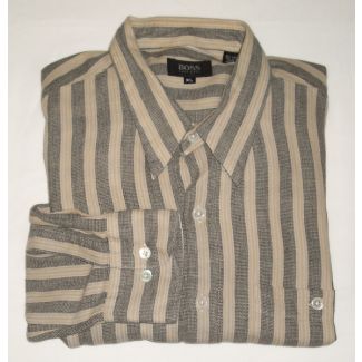 Boss by Hugo Boss Linen Blend Shirt - Extra Large