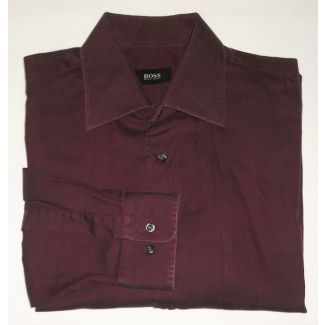 Boss by Hugo Boss Maroon Shirt - 16.5