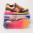 New Balance Women's Rainbow 574 Classics Running Shoes Purple WL574BOW