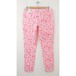 NEW Gap Skinny Mini Skimmer Khaki Pants in Coral Floral Print 