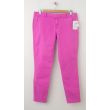 NEW Gap Garment Dyed Skinny Mini Skimmer Khaki Pants in Neon Magenta
