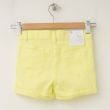 GapKids Girl's 1969 Classic Rolled Hem Denim Shorts Neon Lemon Yellow (back)