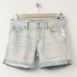 NEW Gap 1969 Destructed Sexy Boyfriend Denim Shorts in Atlantic Wash