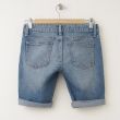 NEW Gap 1969 Skinny Bermuda Denim Shorts in Drift Wash (back)