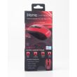 iHome Computer Classic Corded Optical Mouse Red IH-M600R