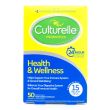 Culturelle Probiotics Health & Wellness Probiotic Supplement 50 Vegetarian Capsules