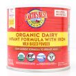 Earth's Best Organic Dairy Infant Formula with Iron 0-12 Months net wt 21 oz
