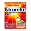Nicorette Nicotine 4mg Stop Smoking Aid Gum Cinnamon Surge 160 Pieces
